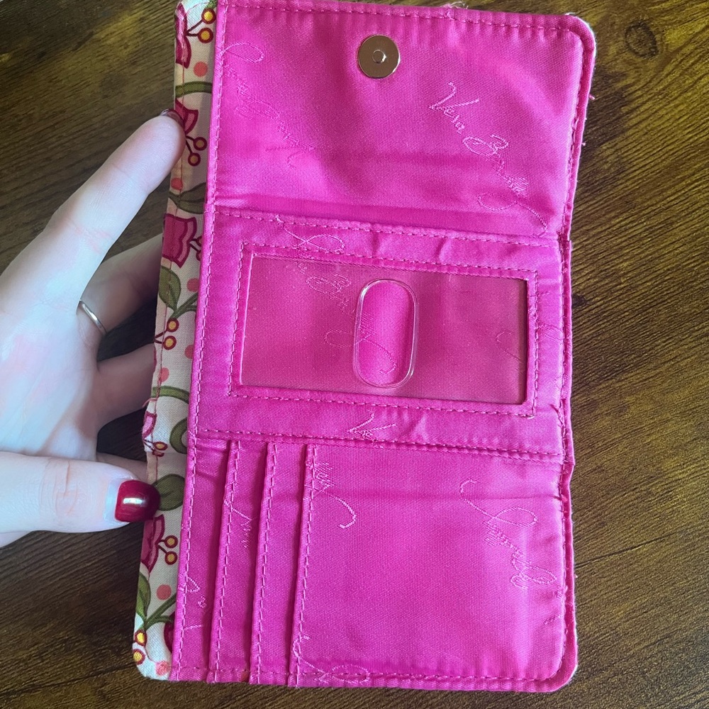 Vera Bradley Pink and Green Floral Key Holder - Picture 3 of 5